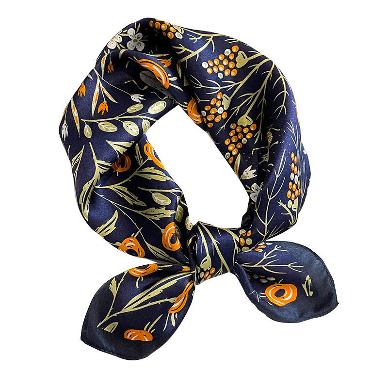 وشاح حريري مربع 100% من الساتا - مراجعة Scarf Silk Square وسعره