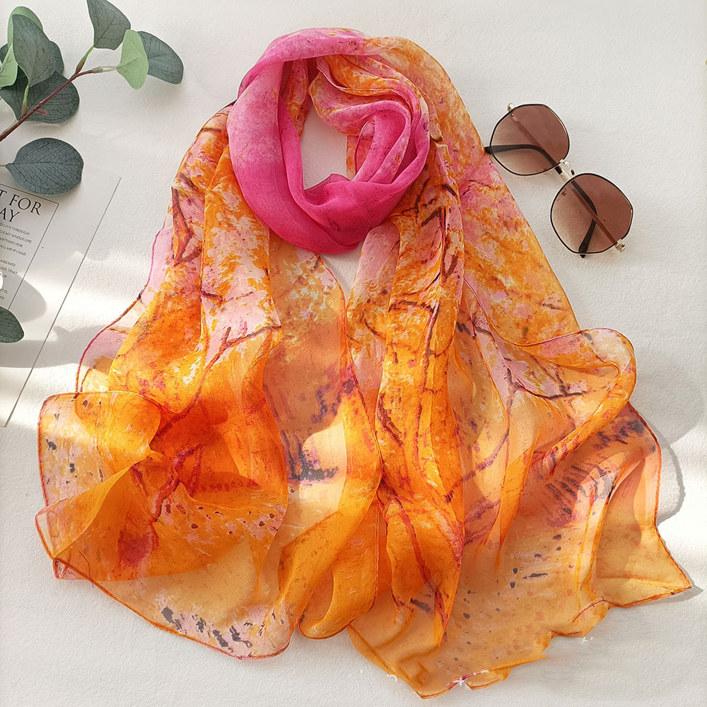 وشاح شيفون مع تصميم شجرة للنسا - مراجعة Face Scarf Mask وسعره