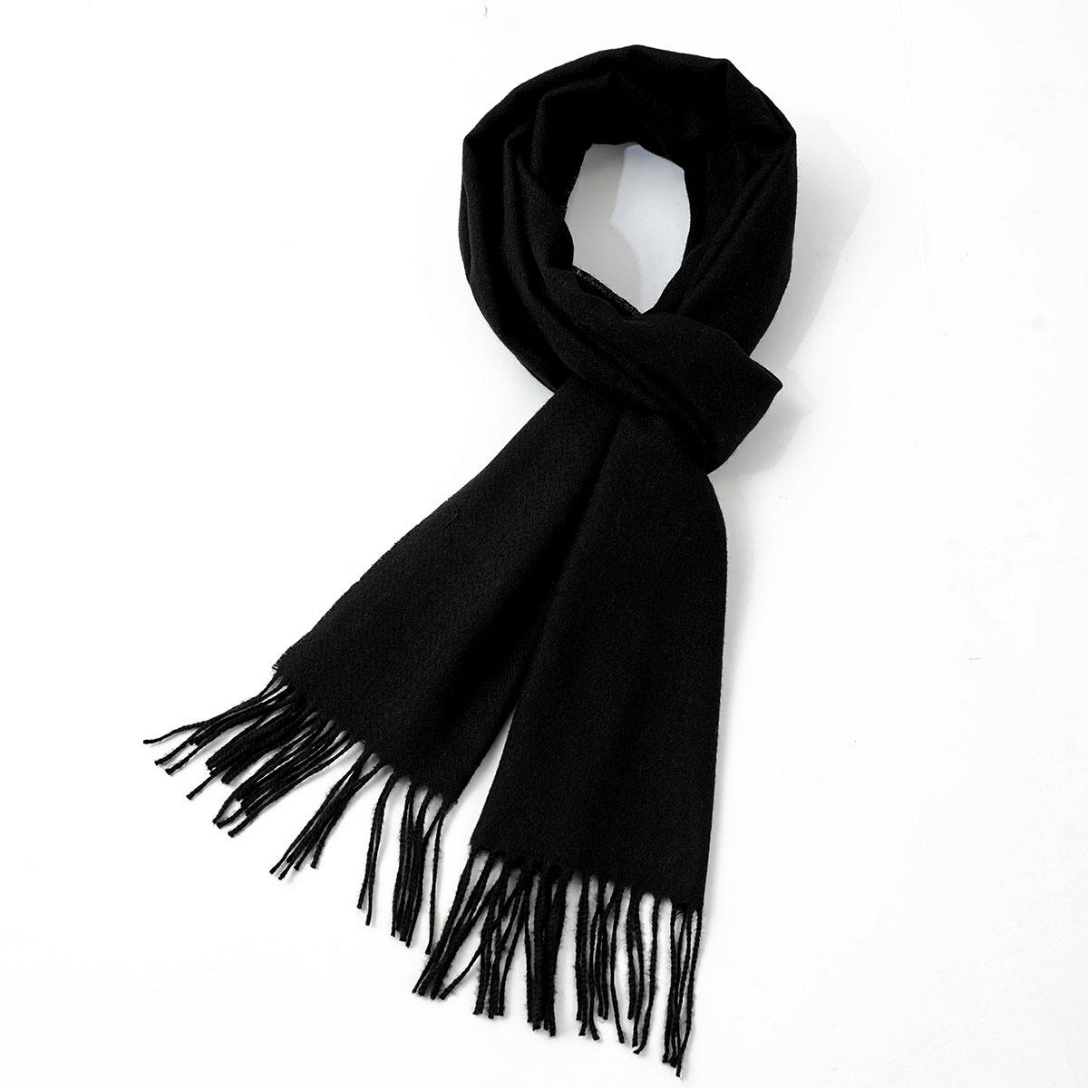 وشاح رجالي بلون موحد من الكشمي - مراجعة Muffler Men Wool وسعره